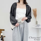 チャコールグレー | ドルマンボレロカットカーディガン | A.NATALY