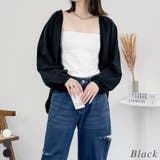 ブラック | ドルマンボレロカットカーディガン | A.NATALY