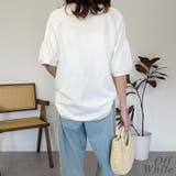 袖タックラグランスリーブ半袖トップス | A.NATALY | 詳細画像1