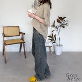 袖タックラグランスリーブ半袖トップス | A.NATALY | 詳細画像4