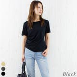 ブラック | アシメタックTシャツ | A.NATALY