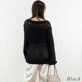 透かし編みⅤネックプルオーバー | A.NATALY | 詳細画像7 
