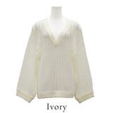 透かし編みⅤネックプルオーバー | A.NATALY | 詳細画像9 