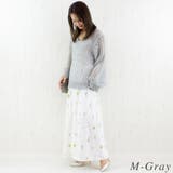 透かし編みⅤネックプルオーバー | A.NATALY | 詳細画像6 