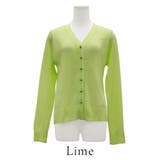 麻タッチメタル釦シアーカーディガン | A.NATALY | 詳細画像10 