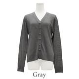 麻タッチメタル釦シアーカーディガン | A.NATALY | 詳細画像11 