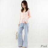 麻タッチメタル釦シアーカーディガン | A.NATALY | 詳細画像2 