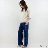 シャツドッキング半袖ポロニット | A.NATALY | 詳細画像2 