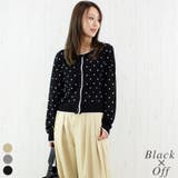 麻ライクドット配色カーデ | A.NATALY | 詳細画像7