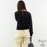 麻ライクドット配色カーデ | A.NATALY | 詳細画像8