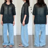 メッシュ編み5分袖ポロカーディガン | A.NATALY | 詳細画像5 