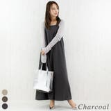 チャコール | フレアーキャミワンピース | A.NATALY