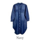 ヴィンテージ加工デニムワンピース | A.NATALY | 詳細画像4 