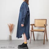 ヴィンテージ加工デニムワンピース | A.NATALY | 詳細画像5 