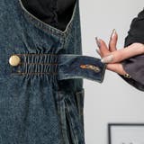 配色ショルダーデニムサロペットスカート | A.NATALY | 詳細画像15 