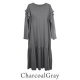 ダブルフリル長袖ワンピース | A.NATALY | 詳細画像11