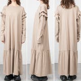 ダブルフリル長袖ワンピース | A.NATALY | 詳細画像13