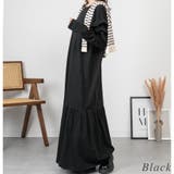 ダブルフリル長袖ワンピース | A.NATALY | 詳細画像1