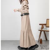 ダブルフリル長袖ワンピース | A.NATALY | 詳細画像5