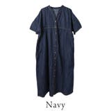 ライトオンスデニムスキッパーネックシャツワンピース | A.NATALY | 詳細画像8