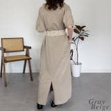 袖タックバルーンスリーブ半袖ワンピース | A.NATALY | 詳細画像2 