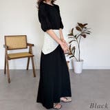 袖タックバルーンスリーブ半袖ワンピース | A.NATALY | 詳細画像5 
