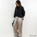 サテンルーズパンツ | A.NATALY | 詳細画像5 