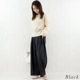 ウォッシャブルフェイクレザータックワイドパンツ | A.NATALY | 詳細画像11