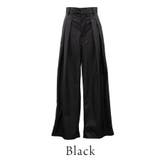 ウォッシャブルフェイクレザータックワイドパンツ | A.NATALY | 詳細画像16