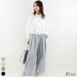 ウォッシャブルフェイクレザータックワイドパンツ | A.NATALY | 詳細画像7