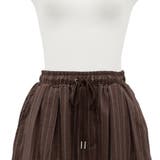 リネンライクストライプタックイージーパンツ | A.NATALY | 詳細画像12 