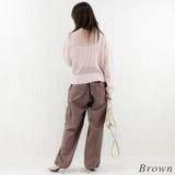 リネンライクストライプタックイージーパンツ | A.NATALY | 詳細画像4 