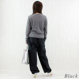 リネンライクストライプタックイージーパンツ | A.NATALY | 詳細画像6 