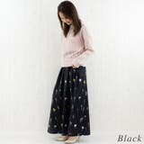 プリントギャザースカート | A.NATALY | 詳細画像3 