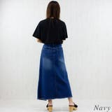 アシメウェストラップ風デニムスカート | A.NATALY | 詳細画像2 