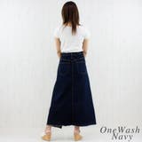アシメウェストラップ風デニムスカート | A.NATALY | 詳細画像4 