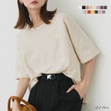 ポケット付きTシャツ コットン100% ラウンドヘム | ad thie | 詳細画像1