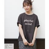 ロゴプリントTシャツ 柄 Tシャツ | ad thie | 詳細画像28 