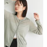 カーディガン シアー クルーネック | ad thie | 詳細画像74 