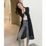 ポケット付きトッパーカーディガン | ad thie | 詳細画像9 