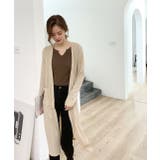 ポケット付きトッパーカーディガン | ad thie | 詳細画像20 