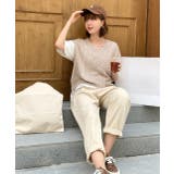 ケーブルニット×Tシャツセット セットアップ 半袖 | ad thie | 詳細画像8