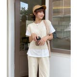 ケーブルニット×Tシャツセット セットアップ 半袖 | ad thie | 詳細画像15