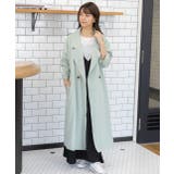 ビッグテーラートレンチコート  ロングコート | ad thie | 詳細画像30 