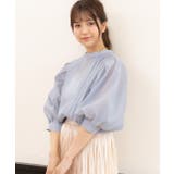 袖ボリューム２WAYシアーブラウス レディース ブラウス | ad thie | 詳細画像26 