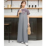 チャコール１ | キャミワンピース ロング フレア マキシ丈 光沢 サテン | ad thie