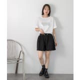 箔プリント オーバーサイズTシャツ | ad thie | 詳細画像12 