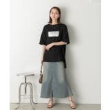 箔プリント オーバーサイズTシャツ | ad thie | 詳細画像21 