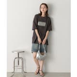 箔プリント オーバーサイズTシャツ | ad thie | 詳細画像26 
