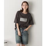 箔プリント オーバーサイズTシャツ | ad thie | 詳細画像30 
